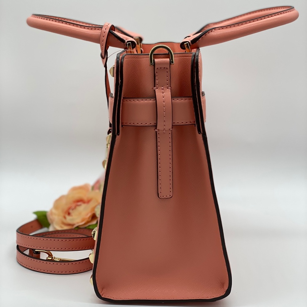 MICHAEL KORS RAYNE MEDIUM EW SATCHEL PEACH - Picture 7 of 16
